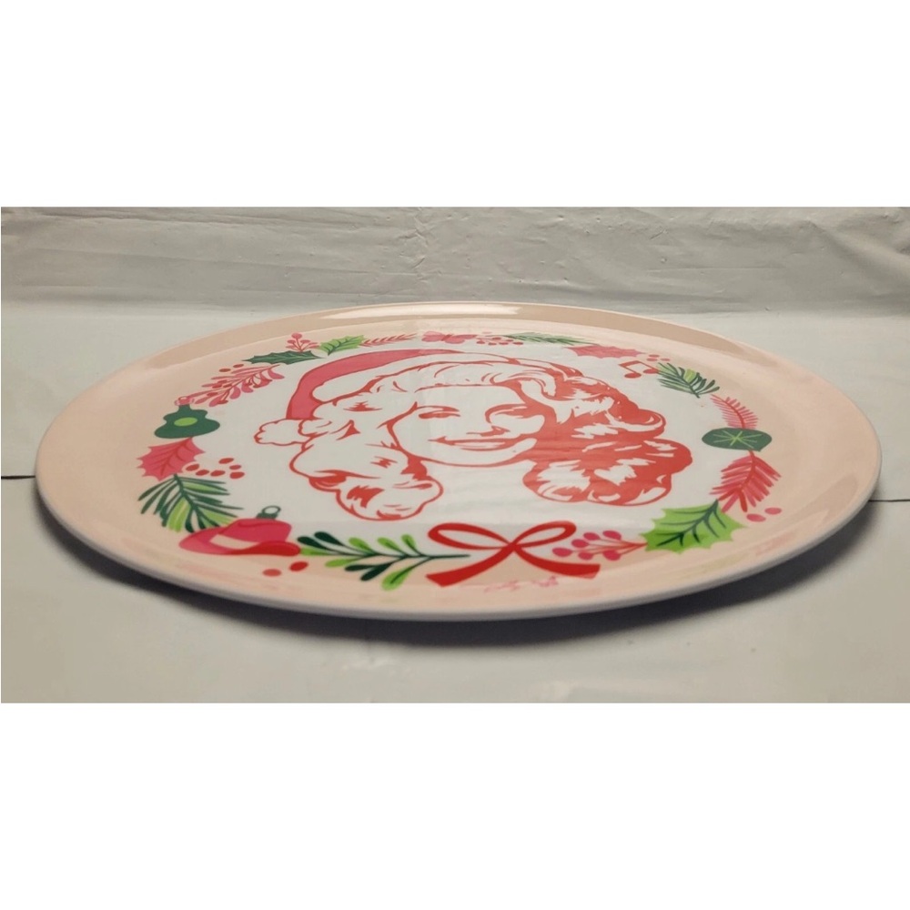 Dolly Parton Christmas Melamine Platter Pink Bow Plate Cookie Tray Viral Tiktok - Picture 6 of 13